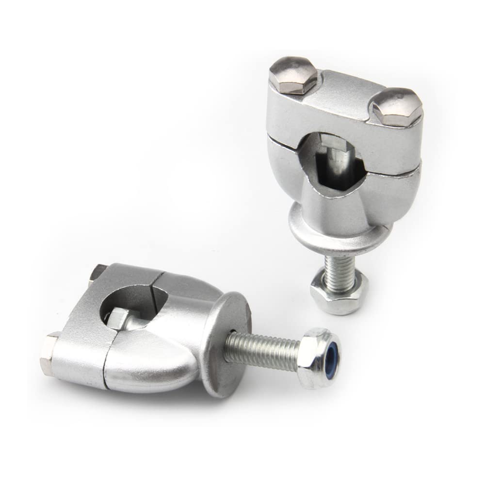 22Mm 7/8' Motorcycle Handlebar Risers Mount Clamps For Dirt Pit Bike Atv Pack Of 2