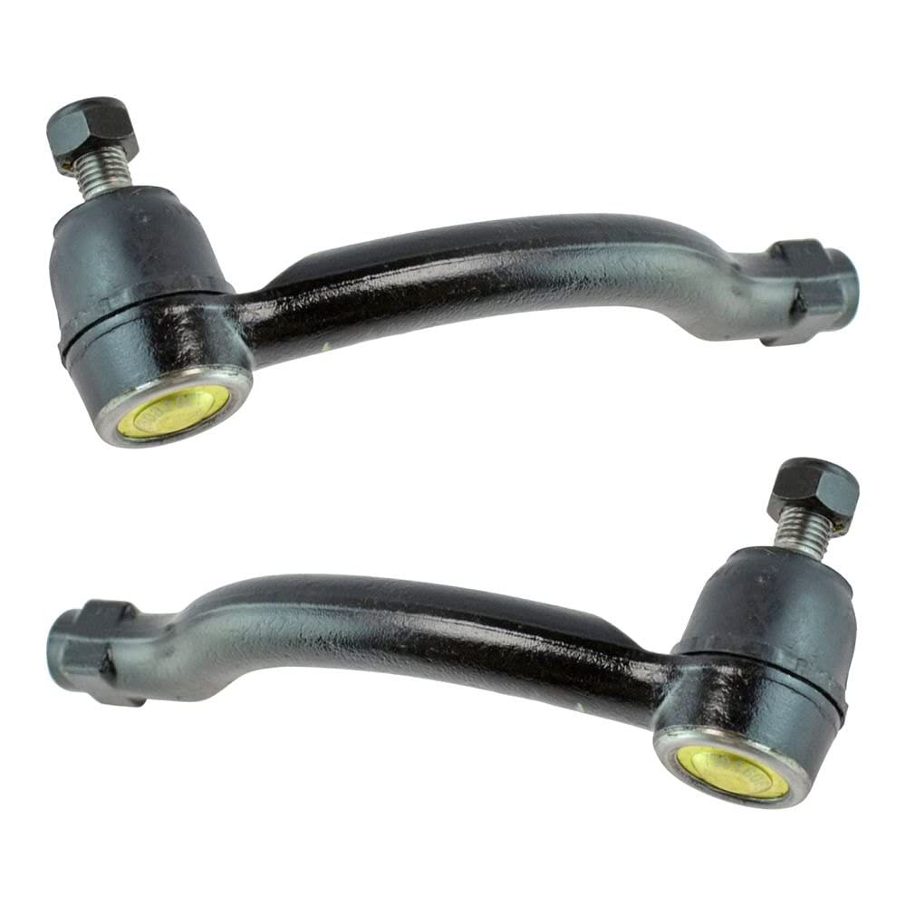 TRQ Front Outer Tie Rod Set Compatible with 2004-2008 Acura TL