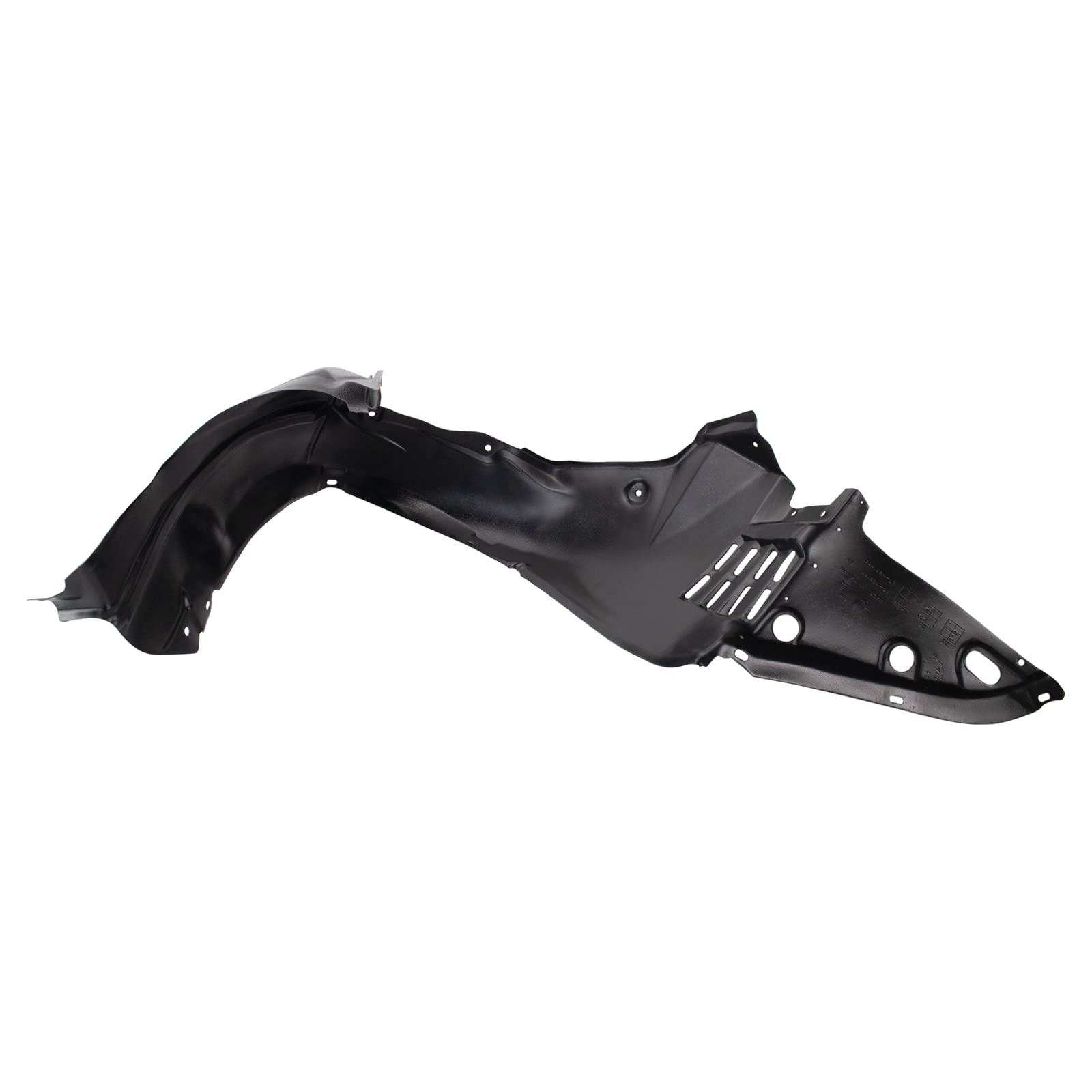 Trq Front Inner Fender Liner Set Compatible With 2007-2011 Nissan Altima Ni1248120 Ni1249120