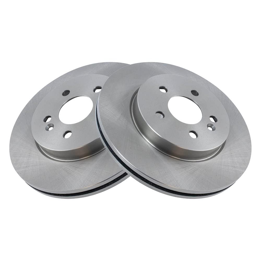 Trq Front Brake Rotors Set Vented Compatible With 1998-2003 Mercedes-Benz Ml320 2003-2005 Ml350 1999 Ml430