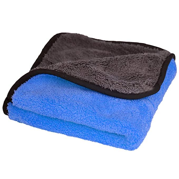 Hoodinter Microfiber Cleaning Cloth Combo 40x60CM Soft 500 GSM for Car Cleaning Detailing and Polishing Interior and Exterior Cl