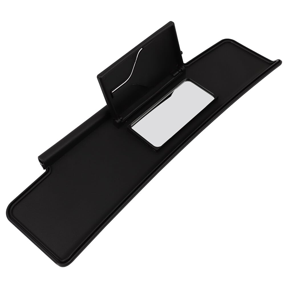 SCITOO Black Adjustable Sun Visor for Mazda MX-5 Miata 2006-2015, Medium Fabric Replacement without Sunroof/Lights