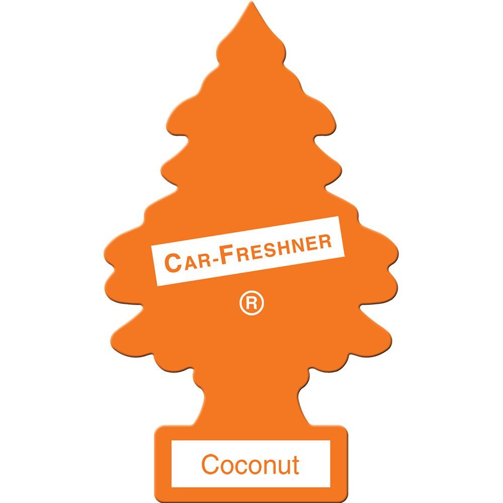 Little Trees Car Air Freshener | Hanging Paper Tree For Home Or Car | Coconut | 3 Pack
