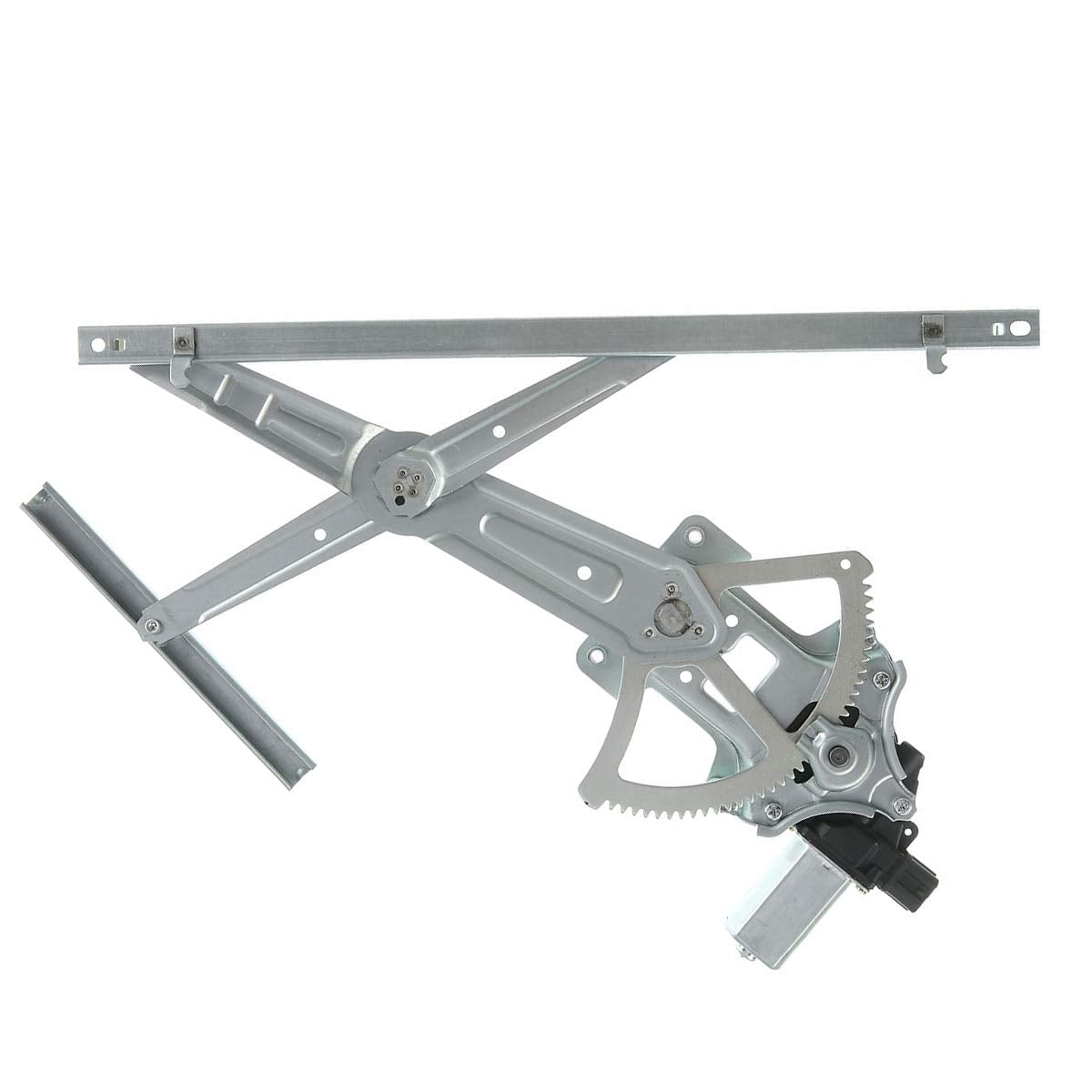 YHTAUTO Power Window Regulator Driver Side 6-Pin Motor Assembly for Mitsubishi Lancer 2008-2017, Silver