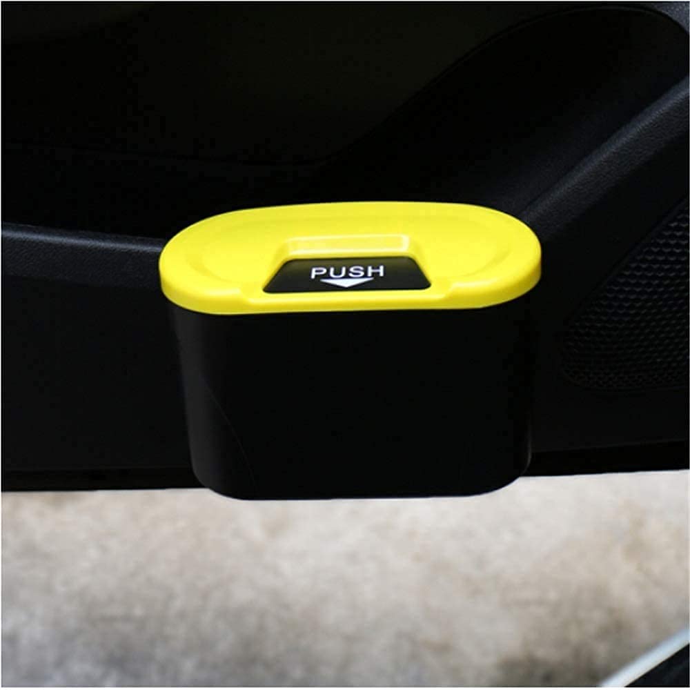 Marrone Car Trash Can Car Dustbin Hanging Car Dustbin Trash Bag For Car Automotive Waste Bin Trash, Plastic Car Auto Garbage Dus