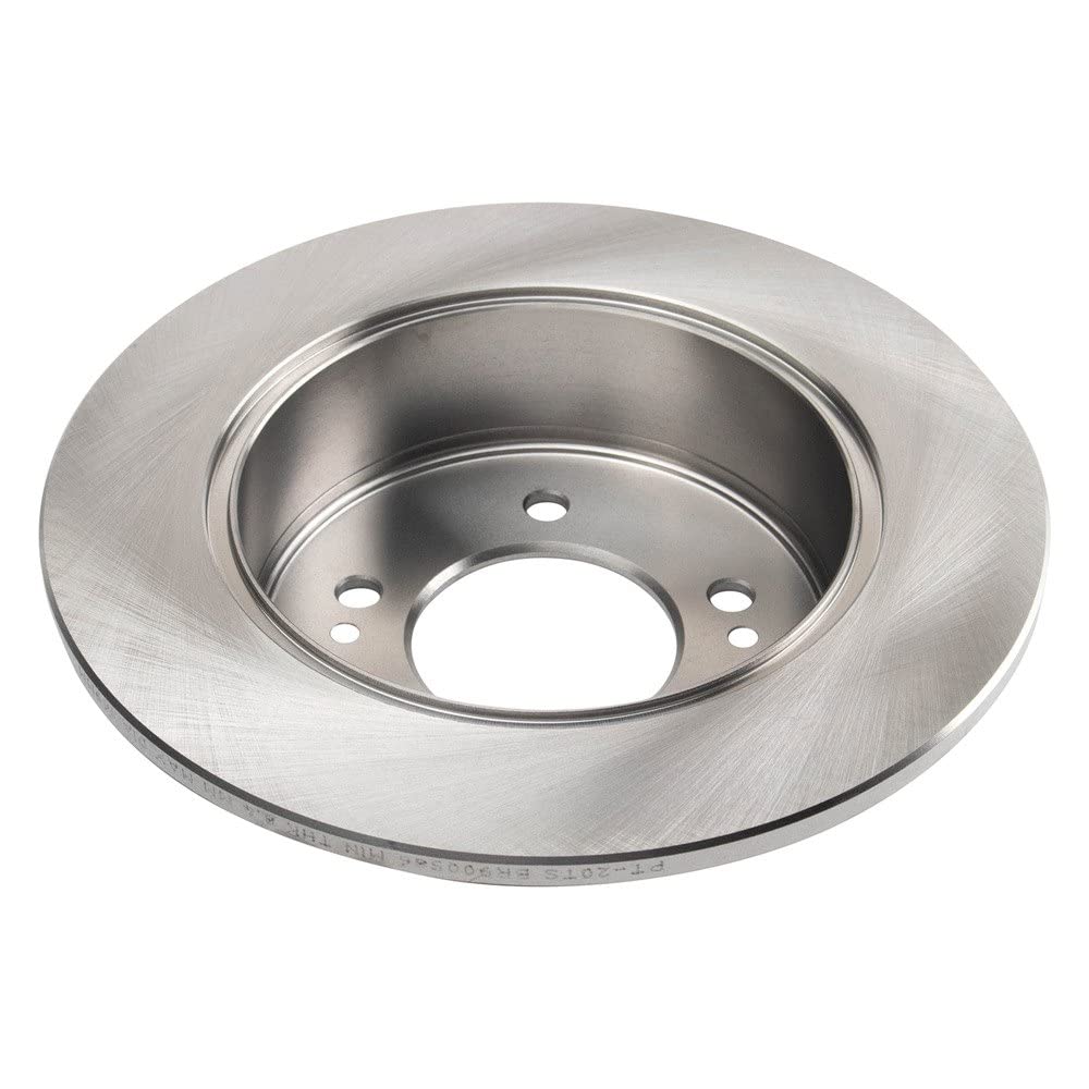 Trq Rear Brake Rotors Set Solid Compatible With 2007-2010 Kia Rondo