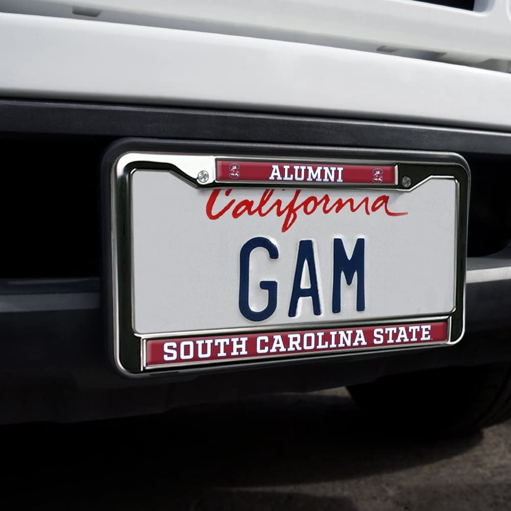 GRAPHICS & MORE South Carolina State Metal License Plate Frame - Full Size, Standard Design
