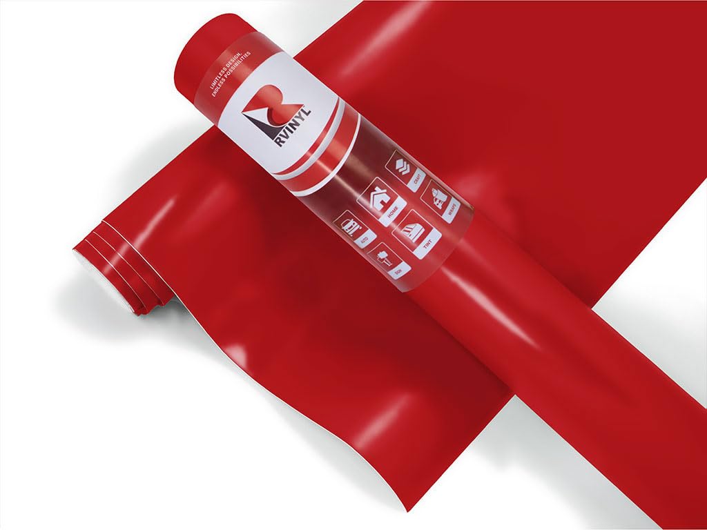 3M 2080 Series Sp273 Satin Vampire Red - 5Ft X 6 '' - Dual Cast Car Wrap Vinyl Film And Controltac Air Release Adhesives - Bubbl