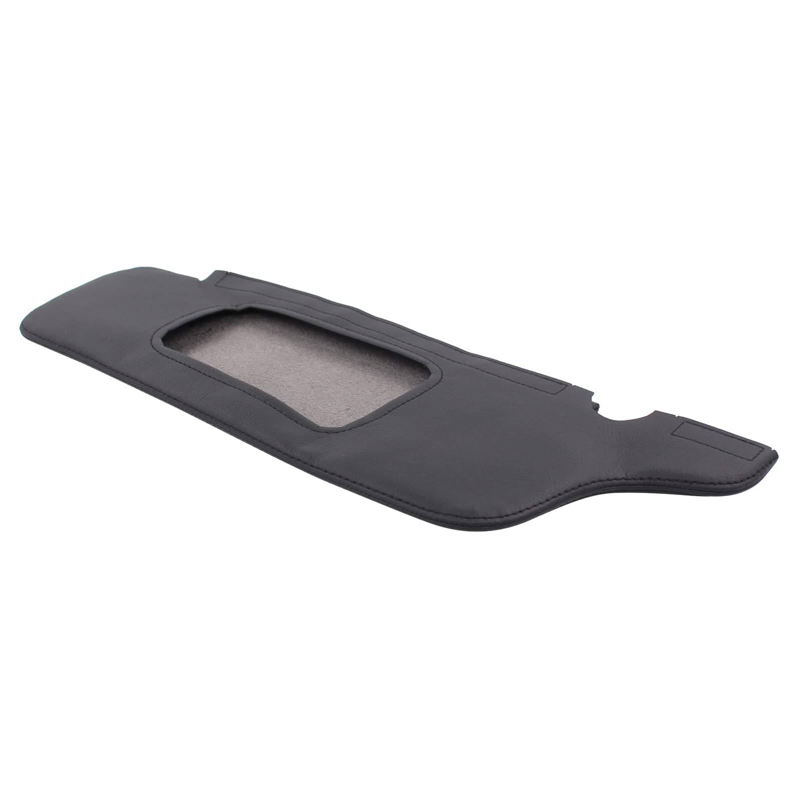 MOTOKU Sun Visor Replacement Covers for Ford Mustang 1994-2004, Black Microfiber Leather, Left & Right Side, Model Z14AHCA1BK