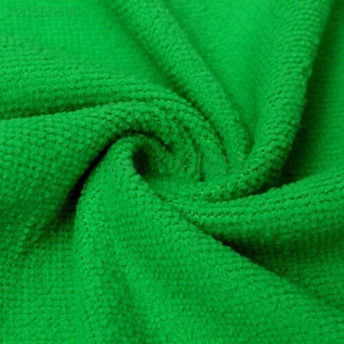 3NH Pratical 10Pcs Green Car Microfiber Car Wash Cloth 25x25cm Cleaning Cleaning