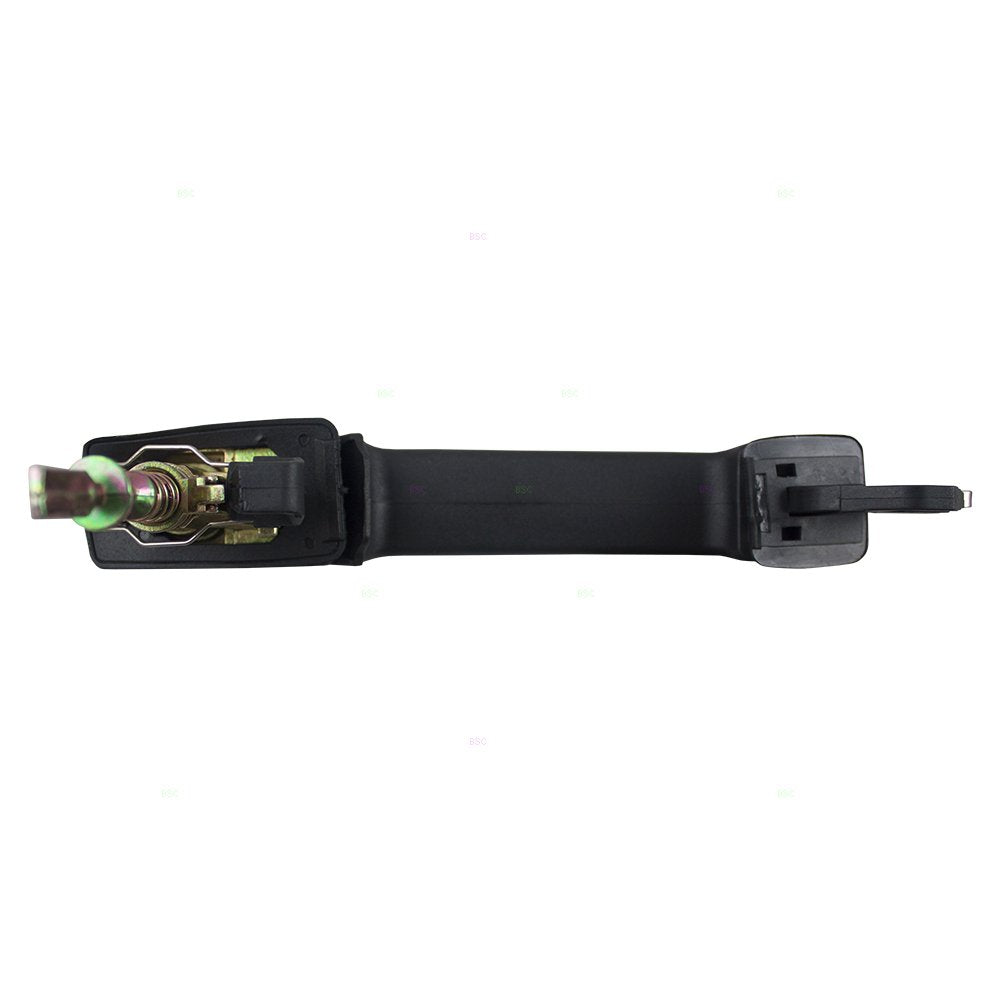 Autoandart Brock Replacement Front Outside Black Door Handle With Lock Cylinder And 2 Keys Comaptible With 1993-1999 Golf 1993-1