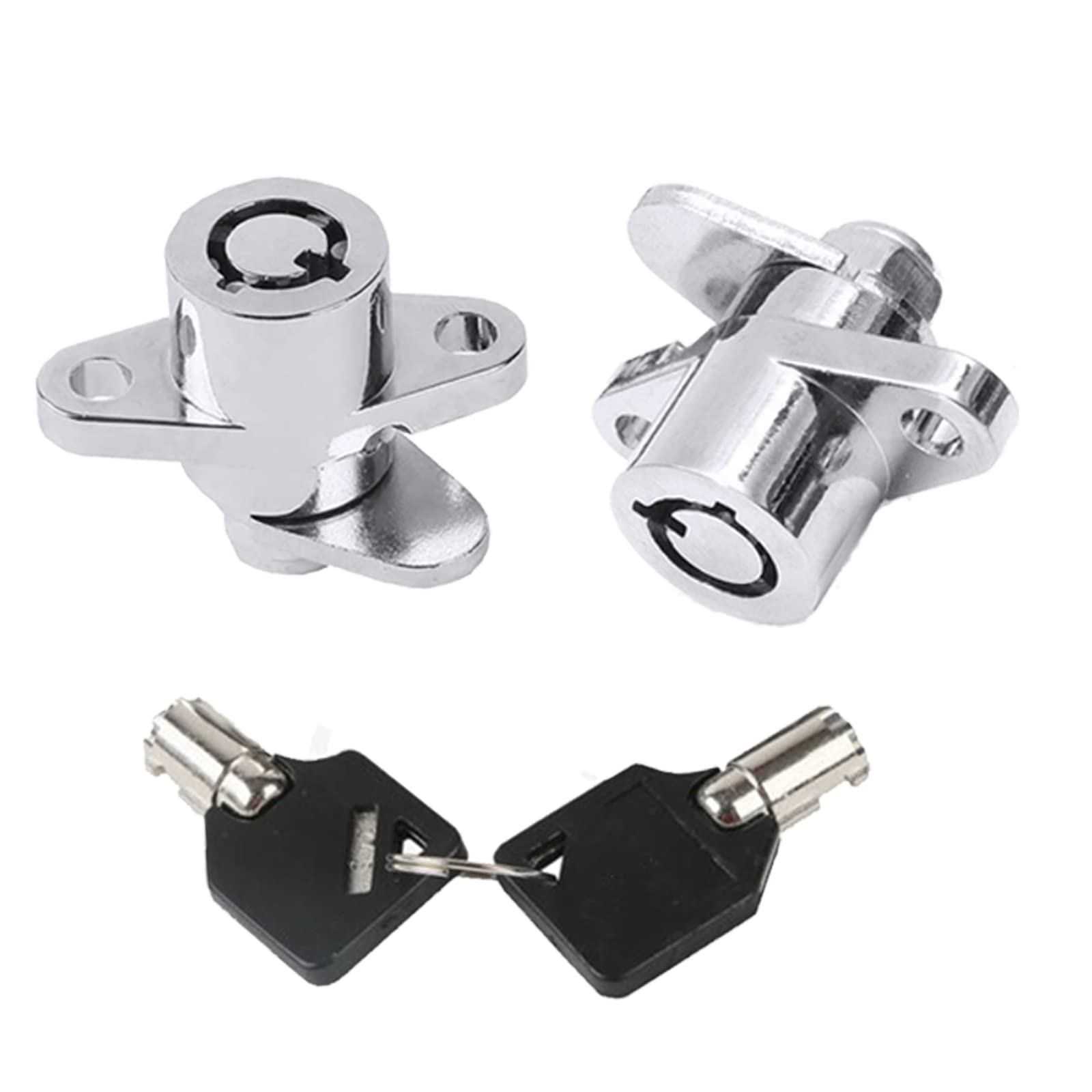 2 Keys Hard Saddlebag Locks Fits For Harley Davidson Touring Electra Street Glide Road King Glide 1993-2013