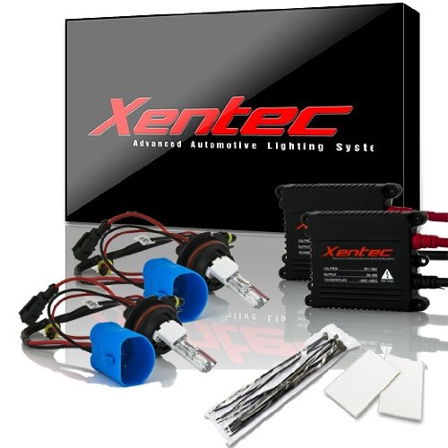 Xentec 9007 (HB5) Hi/Lo Pink HID Xenon Bulb Bundle with 55W EP Alloy Slim Ballast (high Beam Halogen)