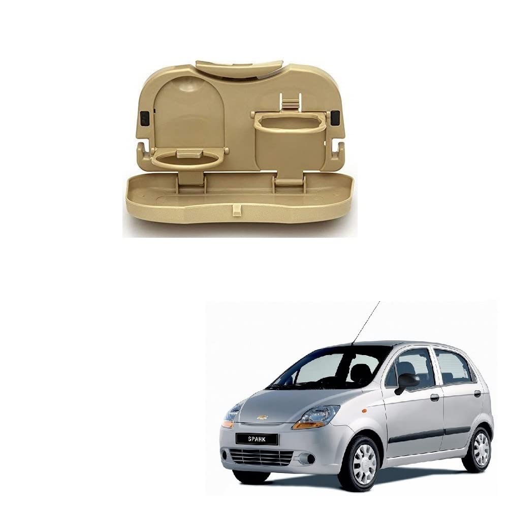Stylish Foldable Compact Car Back Seat Tray for Food/ Drinks/ Cup/ Bottle Holder Universal Pack of 1 Suitable for Chevrolet Spar