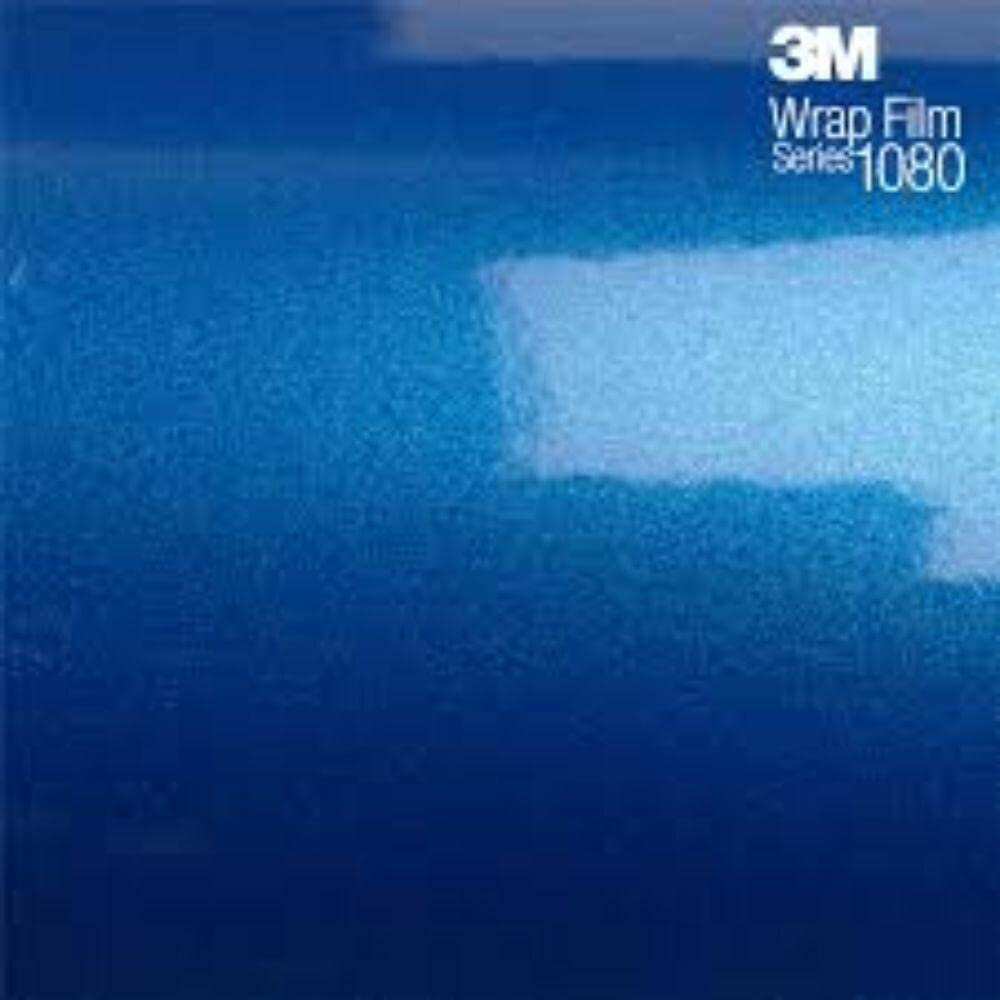 3M 1080 G227 Gloss Blue Metallic 5Ft X 1Ft (5 Sq/Ft) Car Wrap Vinyl Film