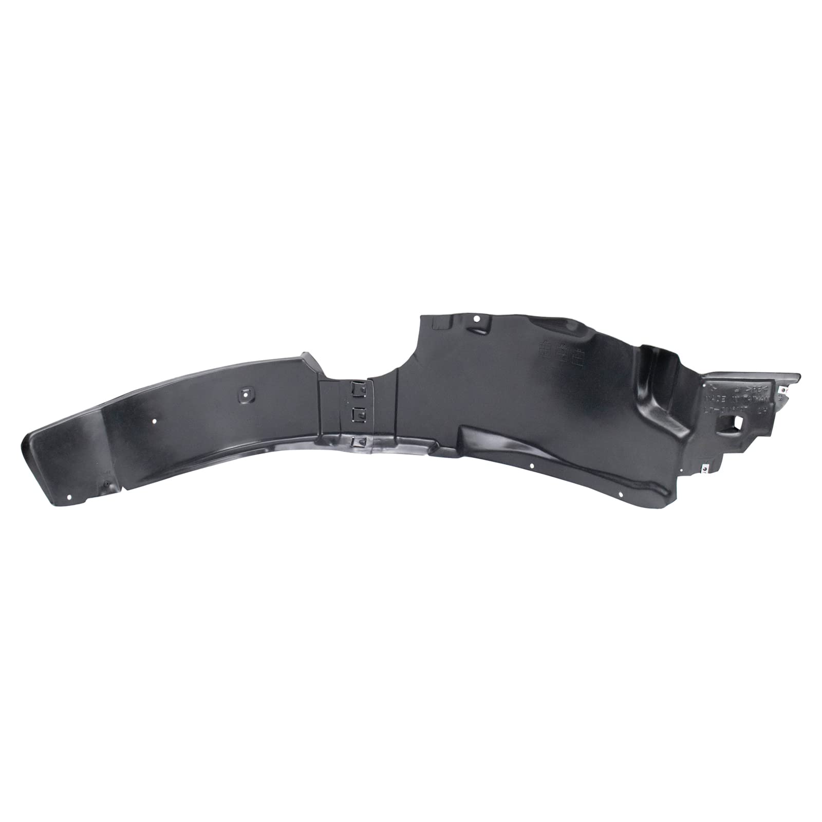 Trq Inner Fender Liner Set Compatible With 2016-2019 Chevrolet Spark Gm1248294 Gm1249294