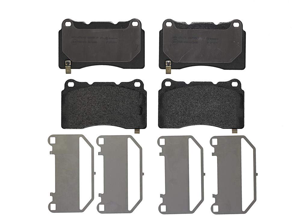 Brembo P59079 Low-Met Alloy Steel Front Disc Brake Pad Set CADILLAC/HYUNDAI/OPEL/TESLA/VAUXHALL OE# 23271117,13411116