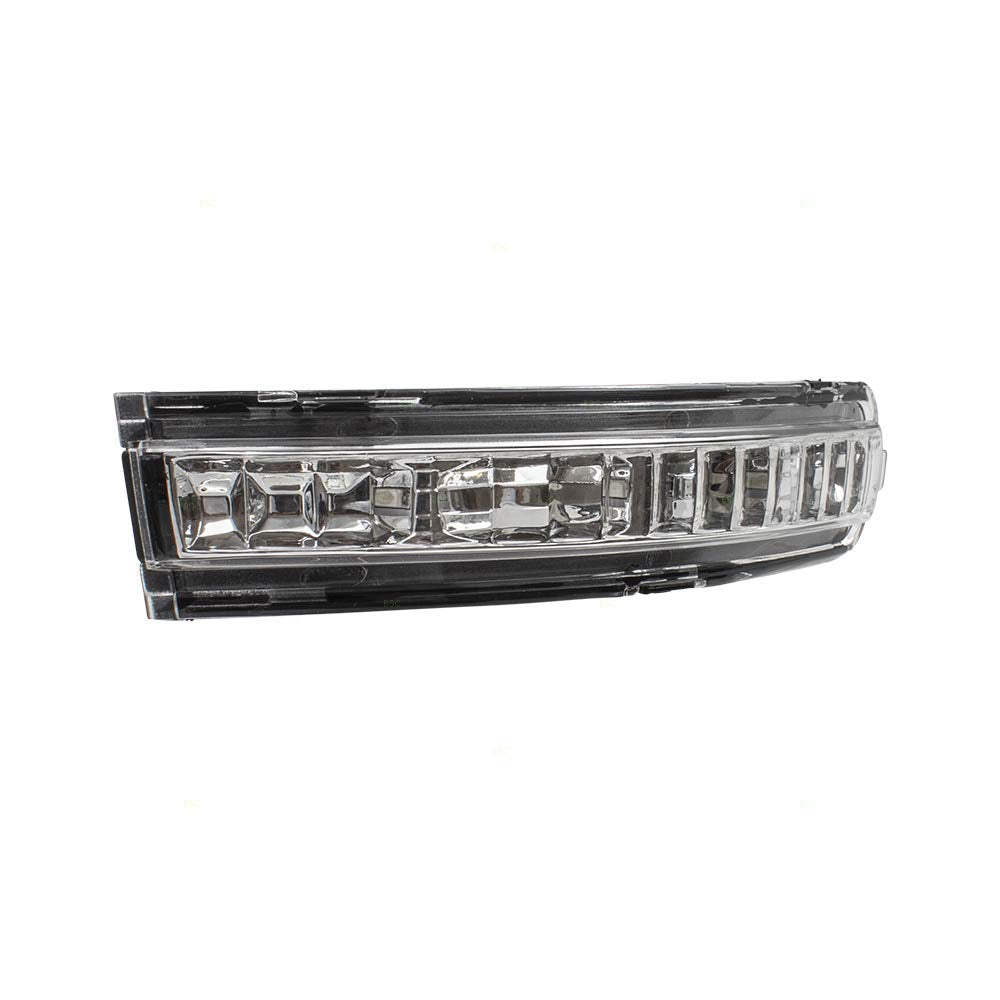 Brock Drivers Mirror Turn Signal Lens Left Side Compatible With 07-13 Altima 26443Zx50C