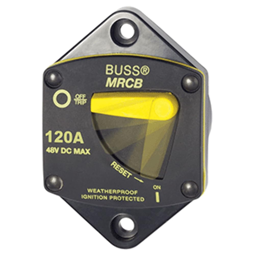 Blue Sea Systems 7046 187-Series Circuit Breaker, Panel Mount, 120A
