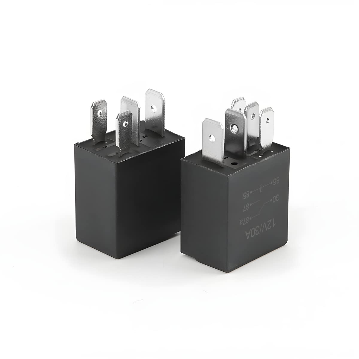 5 Pin 12V 30A Heavy Duty Automotive Relay - Multi-Purpose, Pack Of 4