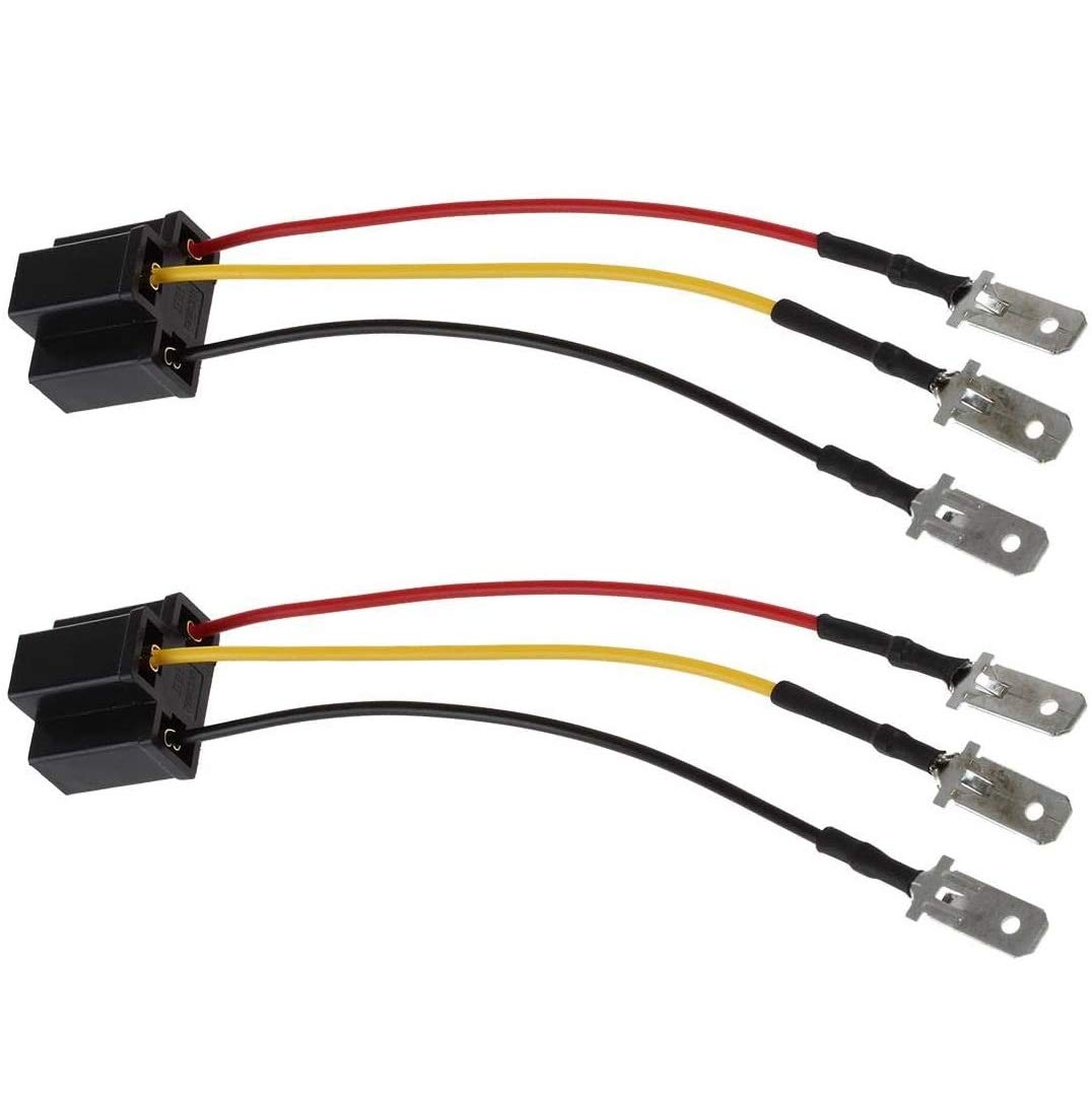 Partsam H4 9003 HB2 Wire Wiring Harness Sockets for 4''x6'' 7''x6'' 5''x7'' inch Sealed Beam Car Truck Headlights Pickup Heavy D