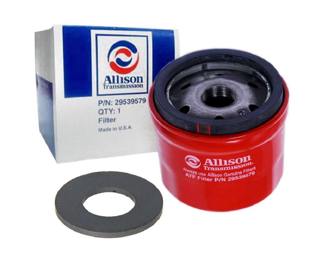 Allison 29539579 Screw-on Filter with Magnet Filter Kit replacing filter for Allison transmission per OEM Specs, For utility ter
