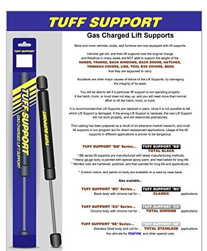 2 Pieces (Set) Tuff Support Rear Liftgate Lift Support 2007 To 2015 Mazda Cx-9 Without Power Liftgate Supplied Without Brackets