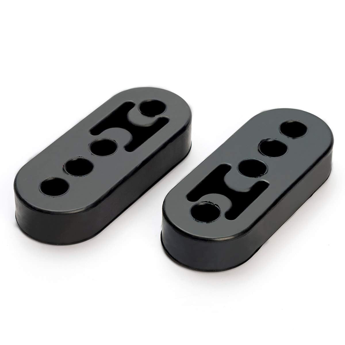 NORSMIC Exhaust Hanger Rubber Muffler Hanger Universal-(2PCS), Hole Diameter 12mm (0.47inch) Universal, Muffler Bracket Mount, H