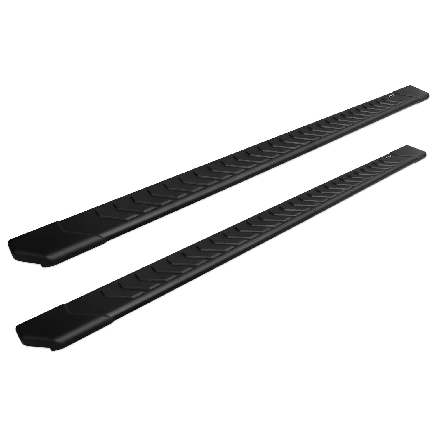 Raptor Series Running Boards Steps 5In Oem Style Full Tread Black Aluminum For New Body 2019-2025 Ram 1500 Crew Cab
