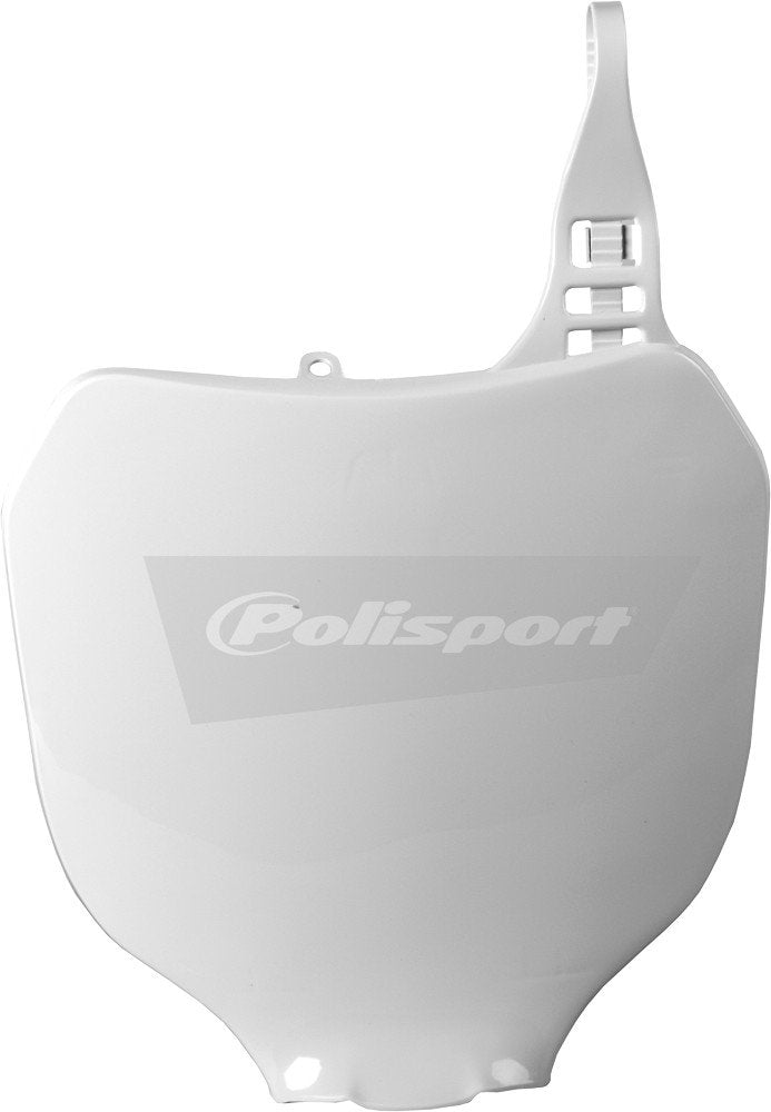 Polisport Front Number Plate White - Fits: Yamaha Yz125 2000-2005