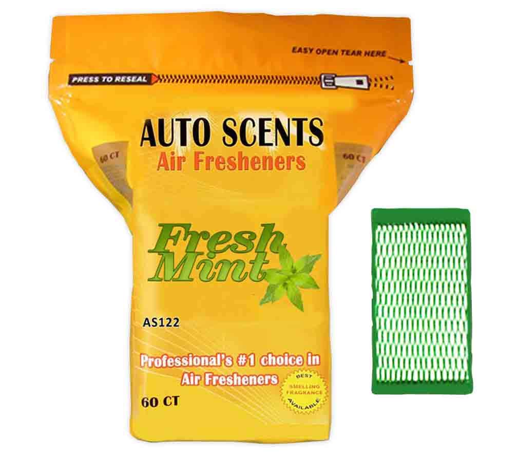 Professional Air Freshener Pads - Remove The Worst Smells With These Heavy Duty Pads (60 Pads Per Pack) (Fresh Mint)