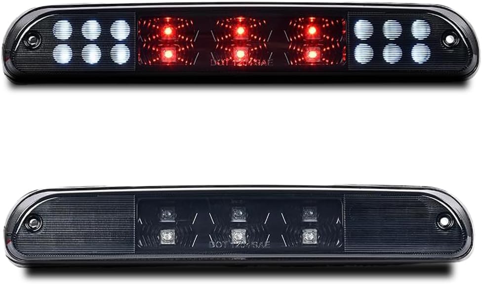 Cheda Third 3D Brake Lights Compatible For Ford F250 F350 F450 F550 Super Duty 1999-2015 High Mount Led 3Rd Tail Brake/Cargo Lig