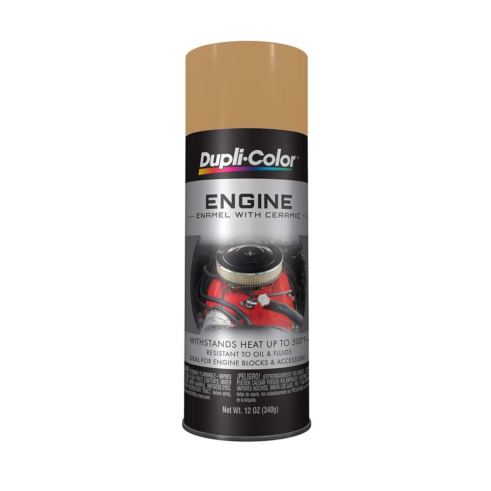 Dupli-Color De1638-6 Pk Engine Enamel Spray Paint With Ceramic - Cummins Beige - 12 Oz Aerosol Can Pack Of 6