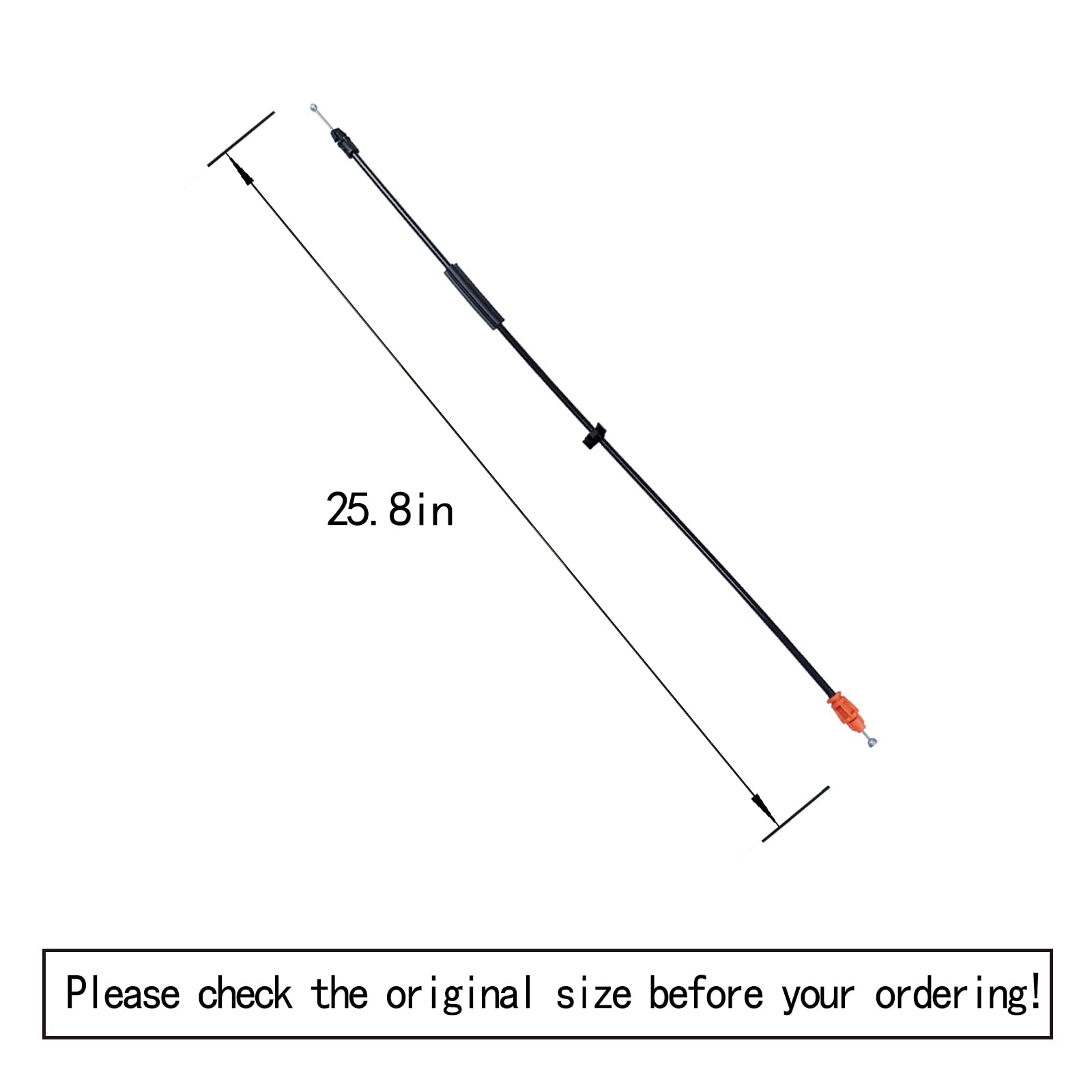 25.8'' Door Latch Cable, Inside Door Handle Latch Release Cable Compatible with 2007-2014 Chevy Tahoe Sierra Yukon Silverado Esc