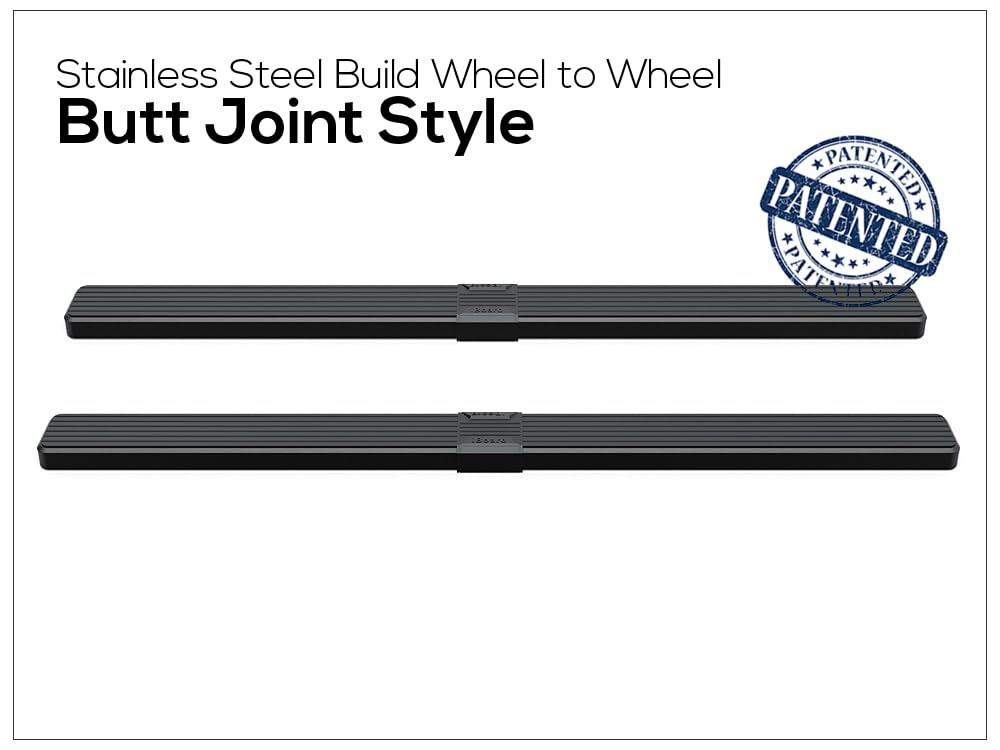 Aps Wheel To Wheel Running Boards 5-Inch Compatible With Ram 1500 2019-2025 Crew Cab 5.5Ft Bed (Exclude 19-24 Ram 1500 Classic)