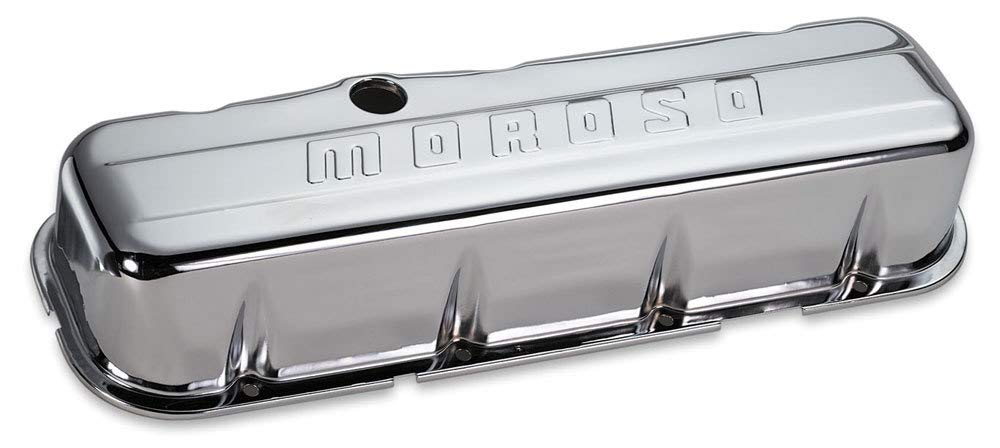 Moroso 68112 Valve Covers, Fits Big Block Chevy, Chrome