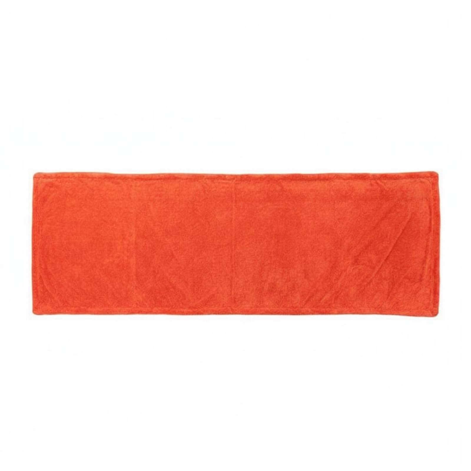 1000 Fabric Weight DoubleSided Car Towel Soft Braided Car Towel Rectangular Microfiber Drying Cloth UltraAbsorbent, Orange, 16