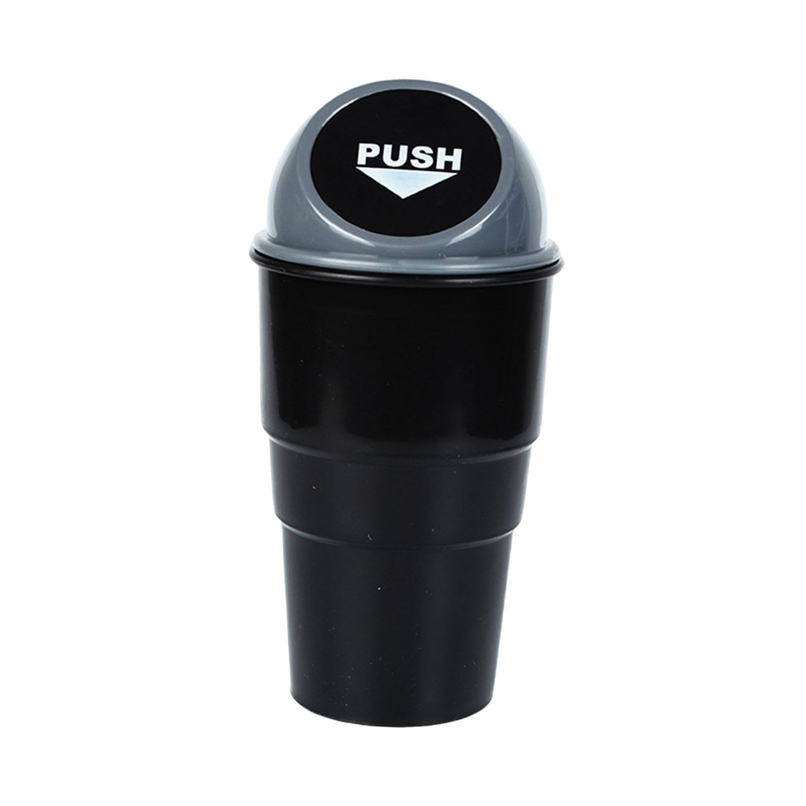 Club Bollywood Generic Car Cup Holder Trash Can with Lid Car Garbage Can for S Truck Gray Lid| Trash Cans & Wastebaskets| Trash 