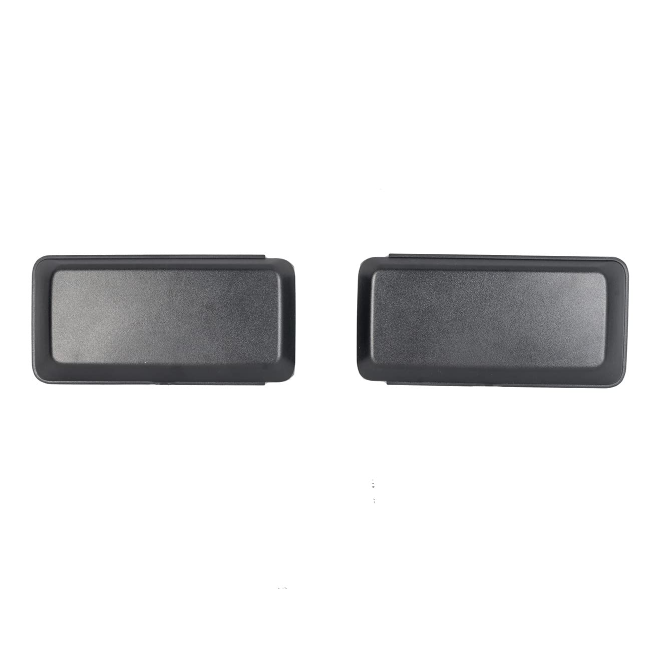 Karpal Bumper Guards Pads Insert Caps + License Plate Frame Bracket Compatible With 2018 2019 2020 Ford F150 F-150 Front Lh Left Driver + Rh Right Passenger Side