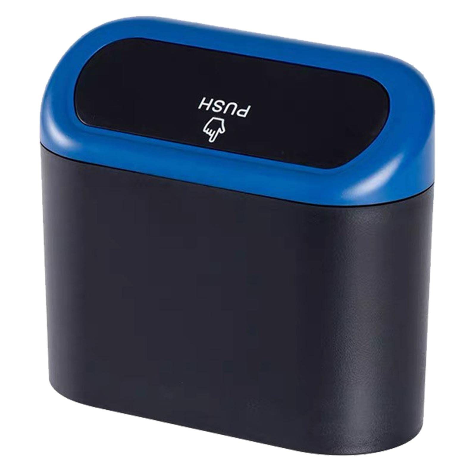 BNF Car Trash Can with Lid Trash Container Pocket Storage for Office Home Blueseat Covers Interior Car Truck Parts Parts Accesso