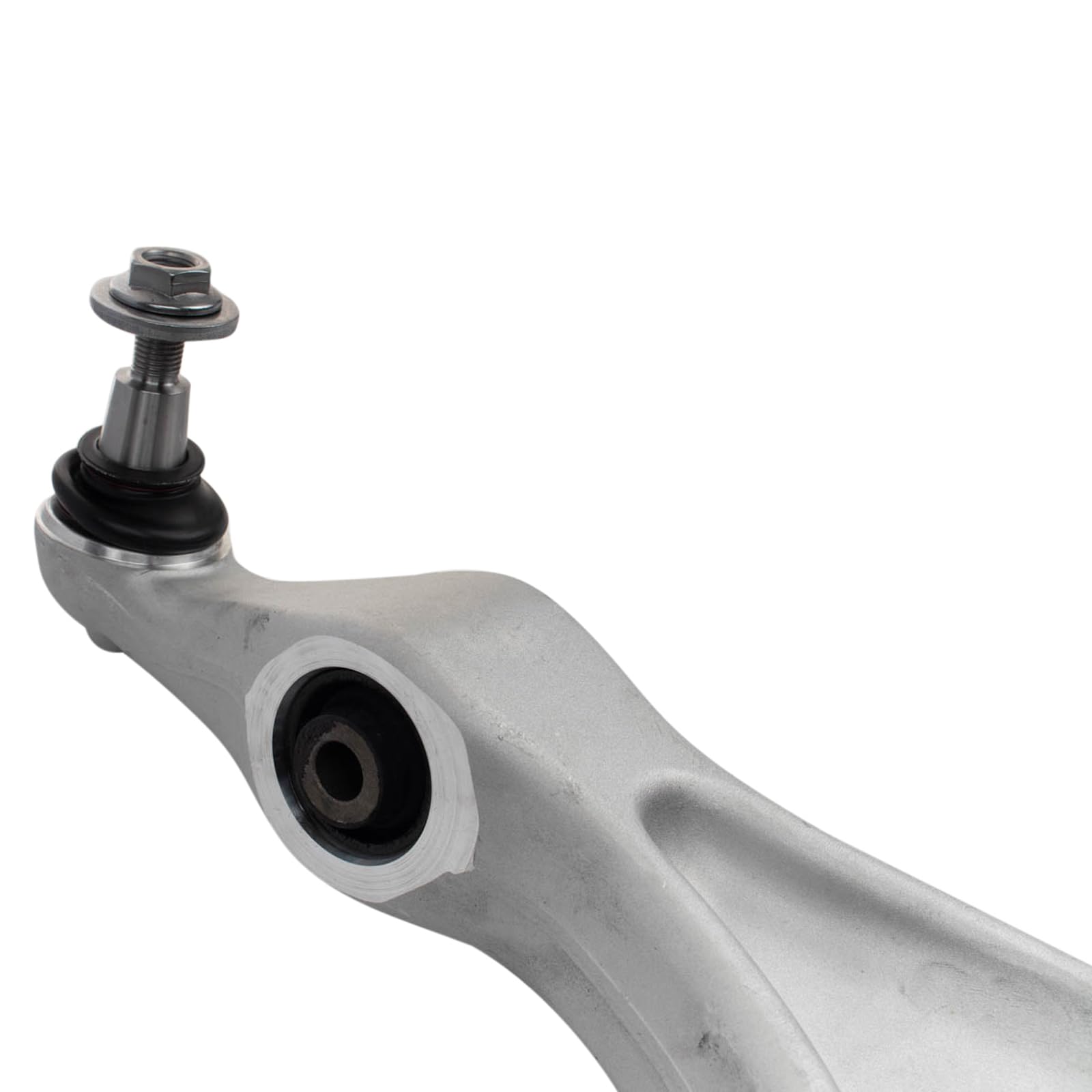 TRQ Front Lower Control Arm with Ball Joint - Passenger Side - Compatible with Audi Q7, Porsche Cayenne, Volkswagen Touareg - Silver - Model PSA38304