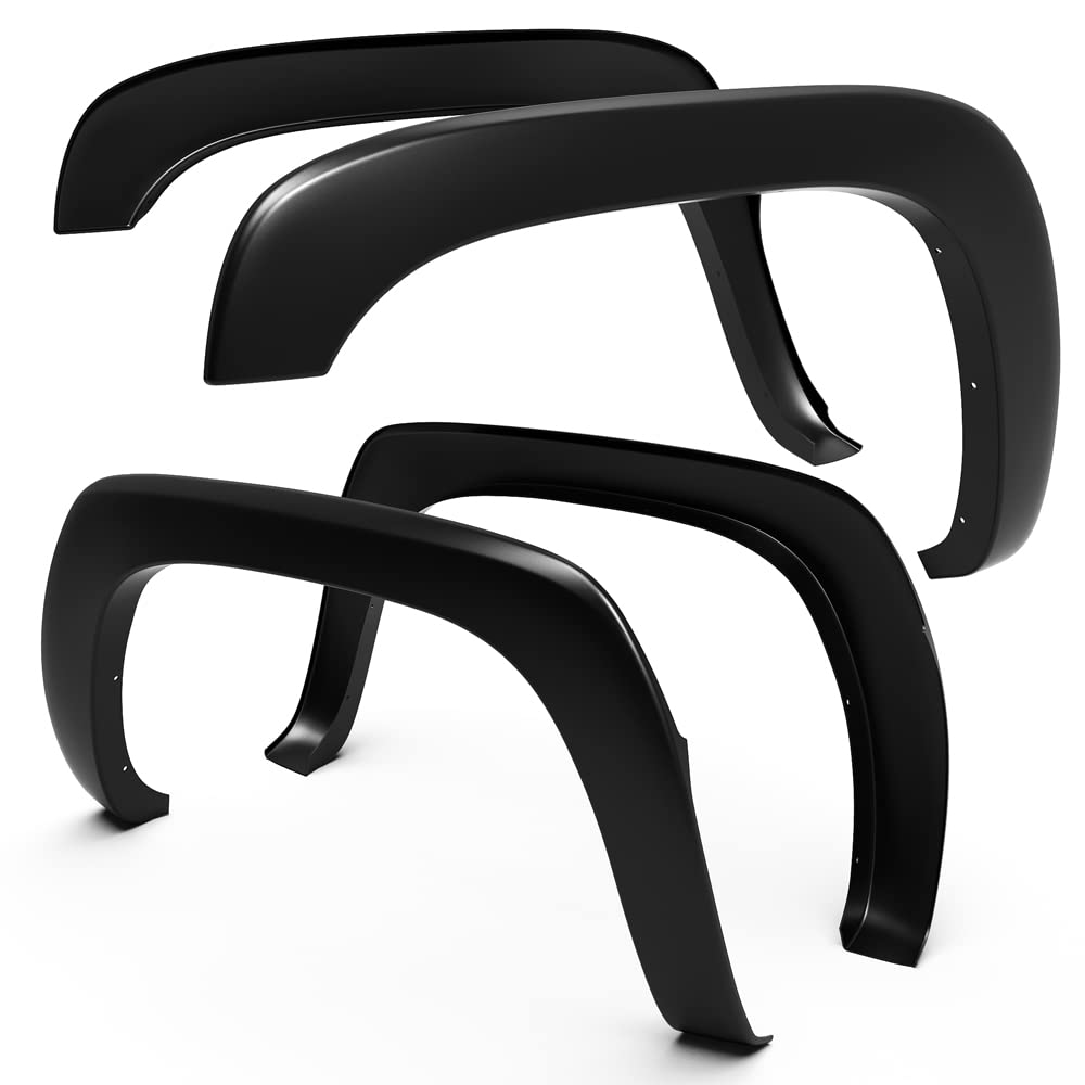 Tyger Auto TG-FF6C4218 For 1999-2007 Chevy Silverado/GMC Sierra (2007 Only fit Classic Models) | Textured Matte Black Paintable 