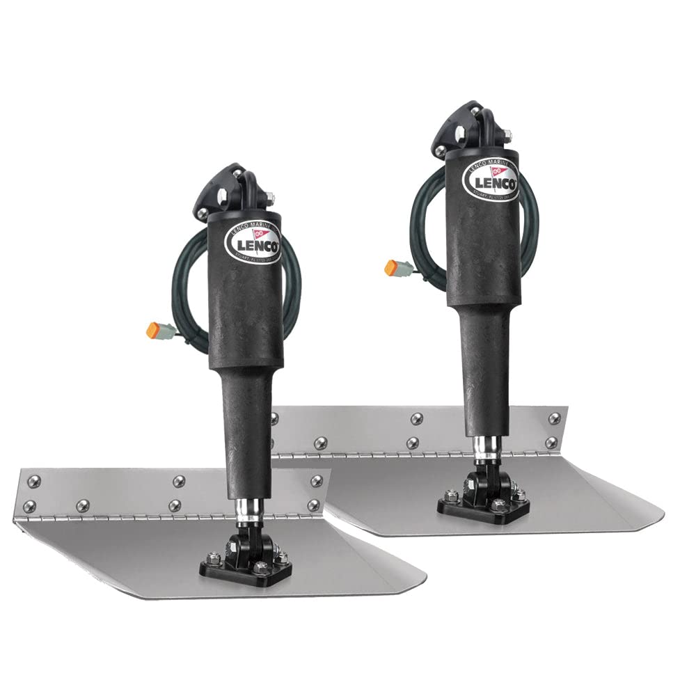 Lenco 9'' X 24'' Standard Trim Tab Kit Without Switch Kit 12V