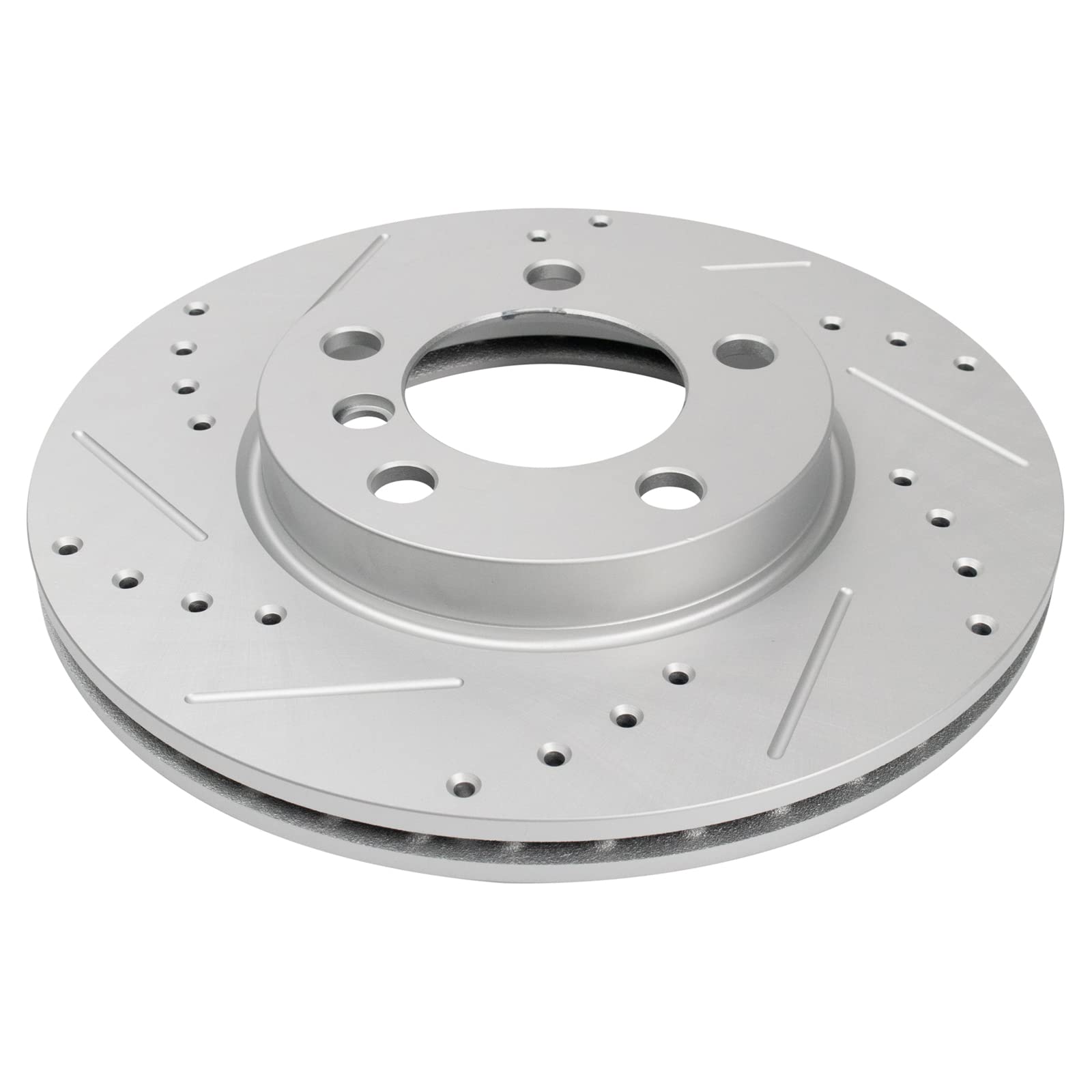Trq Front Performance Brake Rotors Set Premium G-Coated Compatible With 2011-2016 Mini Cooper Countryman 2013-2016 Cooper Pacema