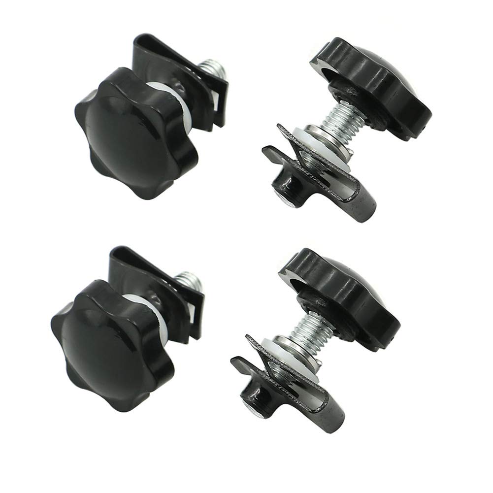 Alpha Rider Black Hardbagger Security Theft Deterrent Saddlebag Locks Mounting Hardware Fit for Harley Touring 1994-2015 2016 20