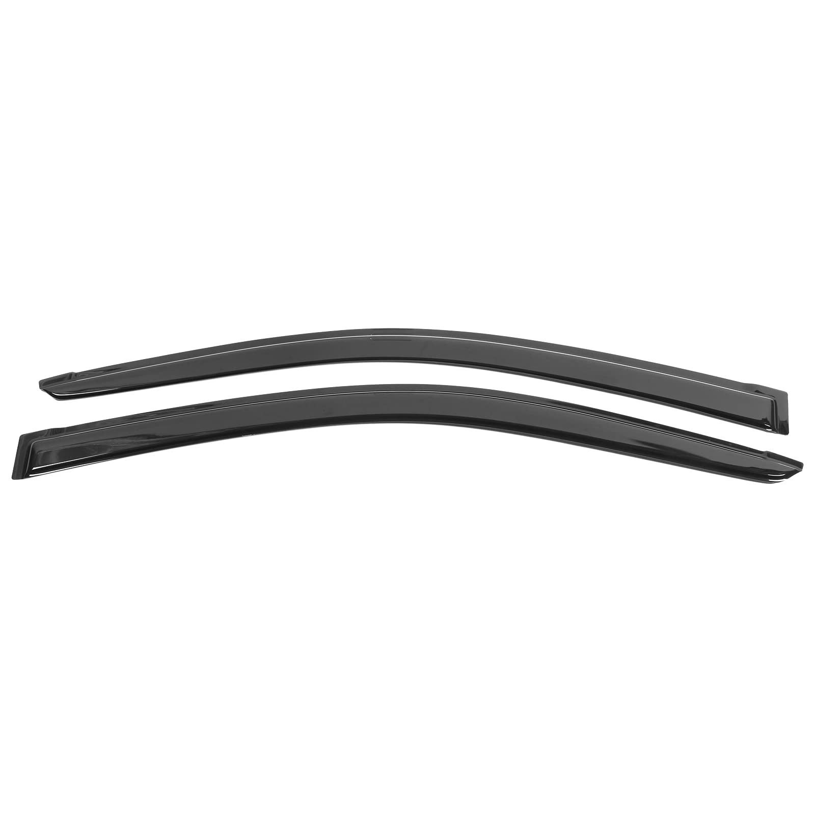 Window Visor Deflector Compatible With 2011-2016 Honda Cr-Z, Slim Tinted Acrylic Resistant Shield Cover Wind Sun Rain Guard By Ikon Motorsports, 2012 2013 2014 2015