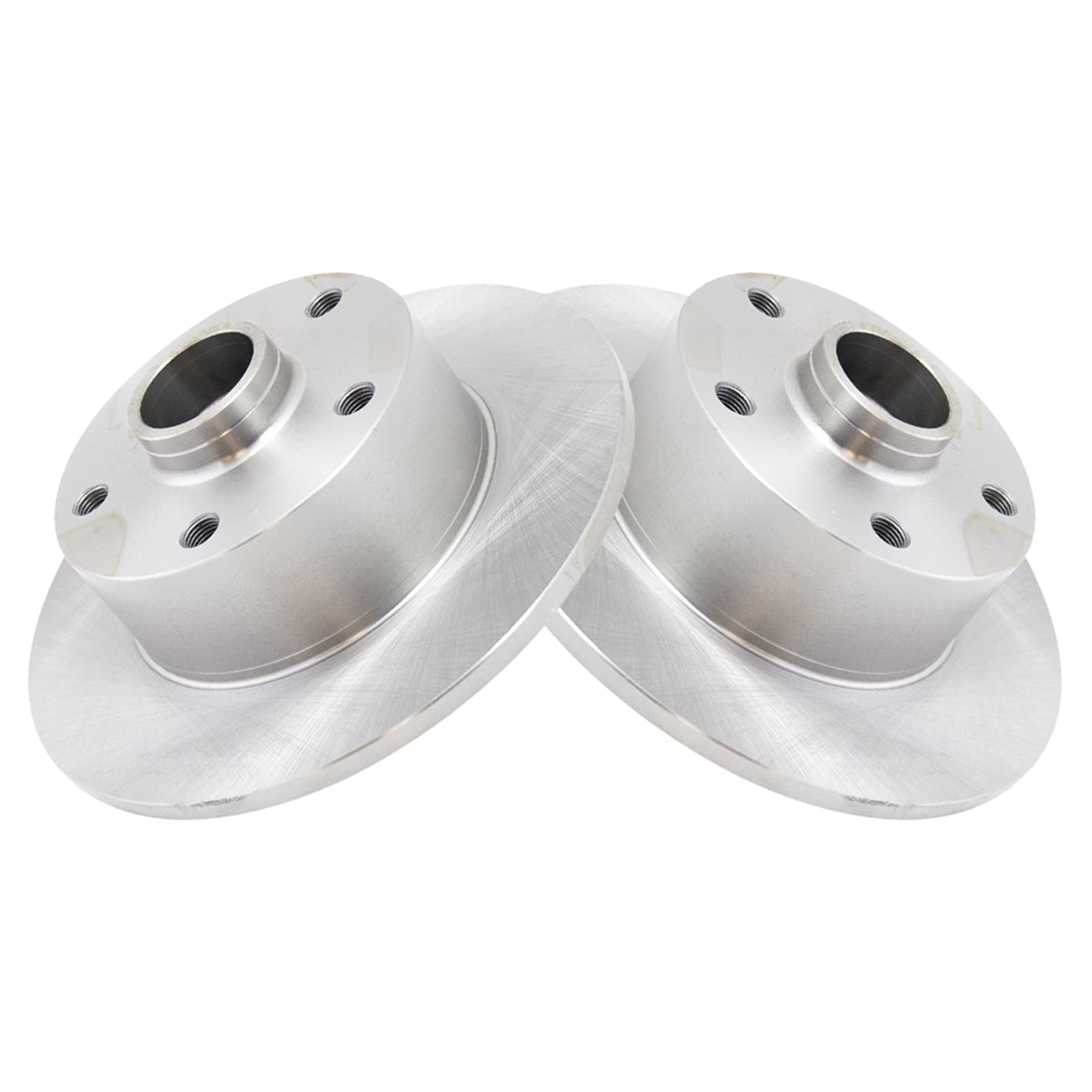 Trq Rear Brake Rotors Set Vented Compatible With 1996-2001 Audi A4