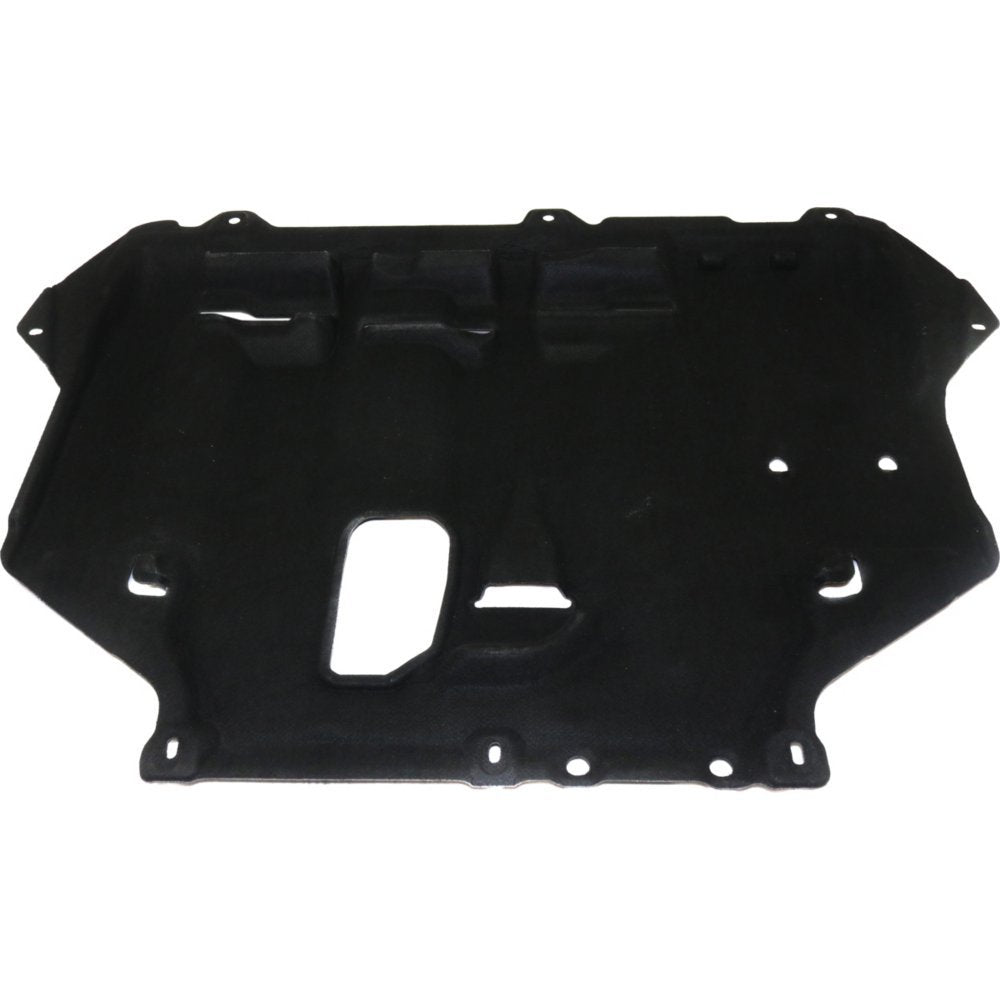 Evan Fischer Center Engine Splash Shield for 2012-2018 Ford Focus, 2.0L, Plastic, Under Cover, OEM Fit, Durable Protection
