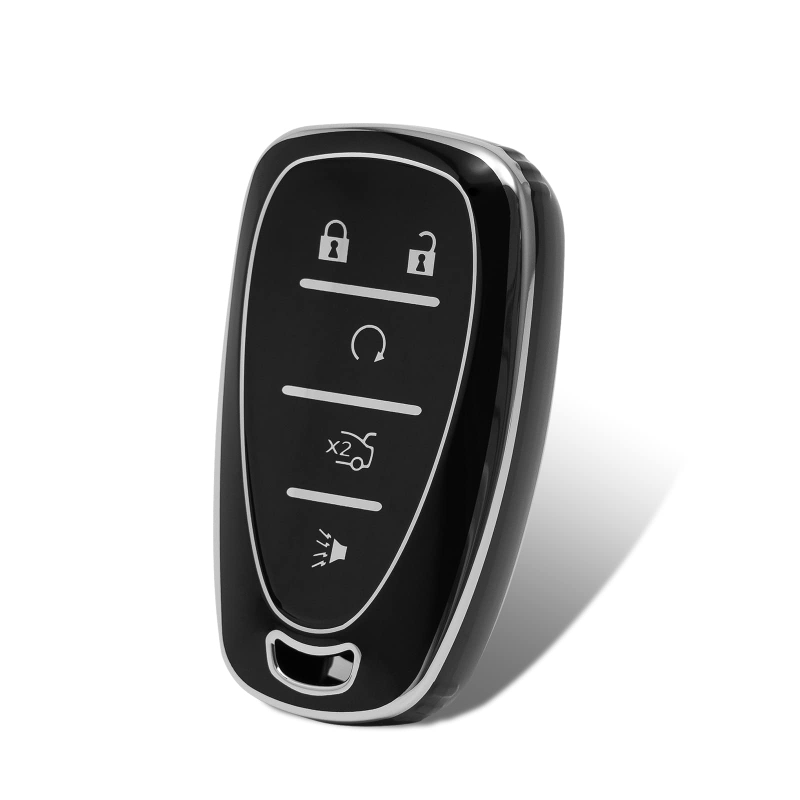 Offcurve For Chevrolet Car Key Fob Cover Case Soft Tpu Full Car Key Shell Car Accessories Remote Key Protector Compatible With C