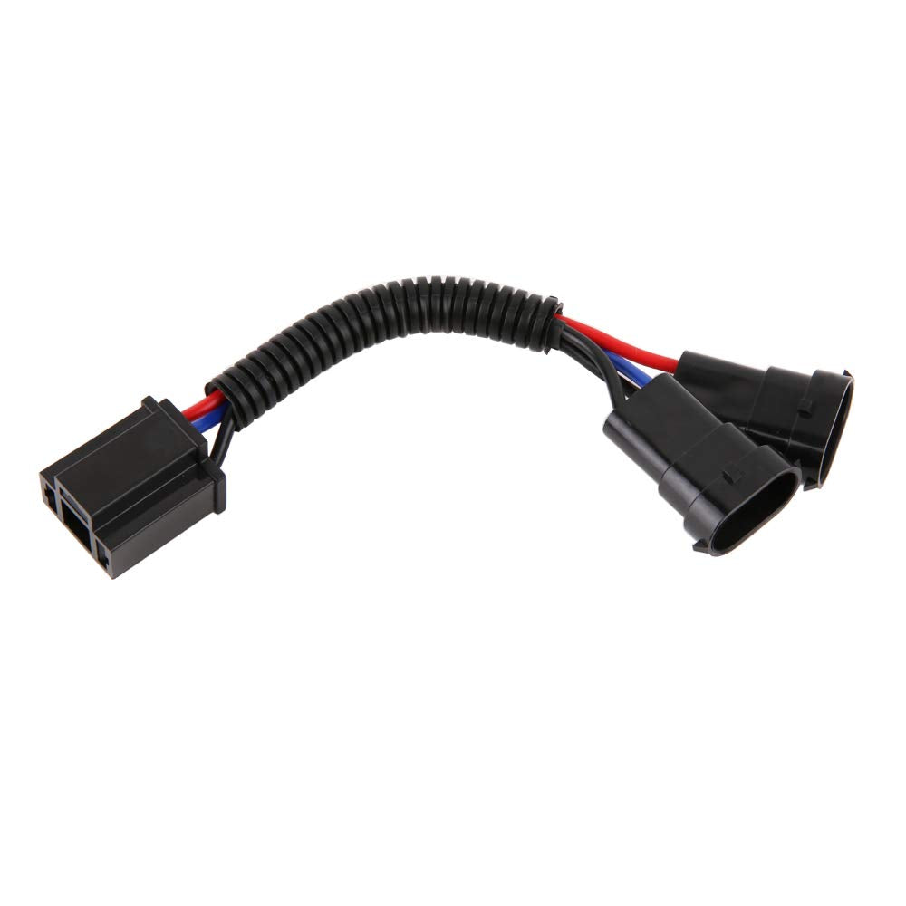 H4 To H9/H11 Wire Harness Adapter Compatible With Harley Davidson Motorcycle 2014 2015 2016 2017 2018 Street Glide Special Road 